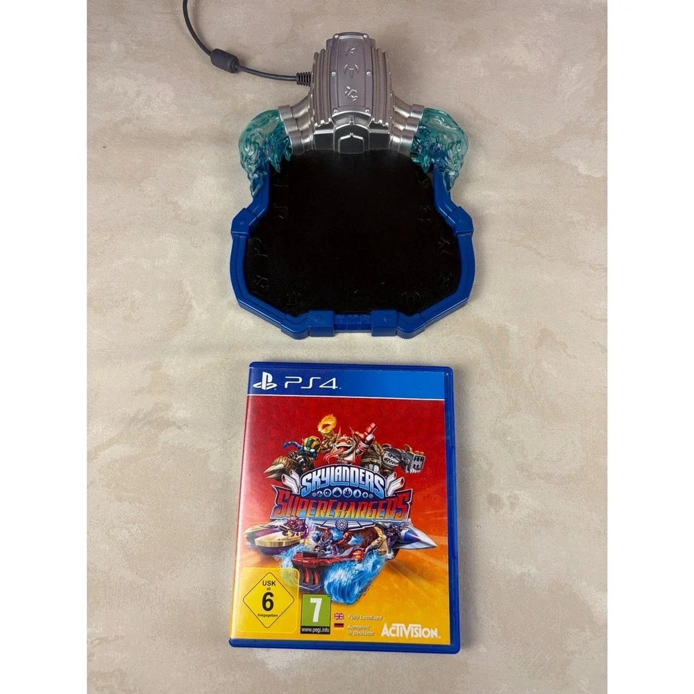 Skylanders Super Chargers PS4 Bundle Game, Portal + 8 Figures + 6 Vehicles